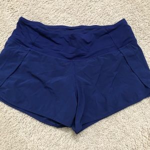 lululemon speed up shorts navy